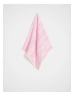 Seed Logo Tea Towel in Petal Pink