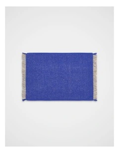 Luca Placemat Set Of 4 in Sapphire Blue
