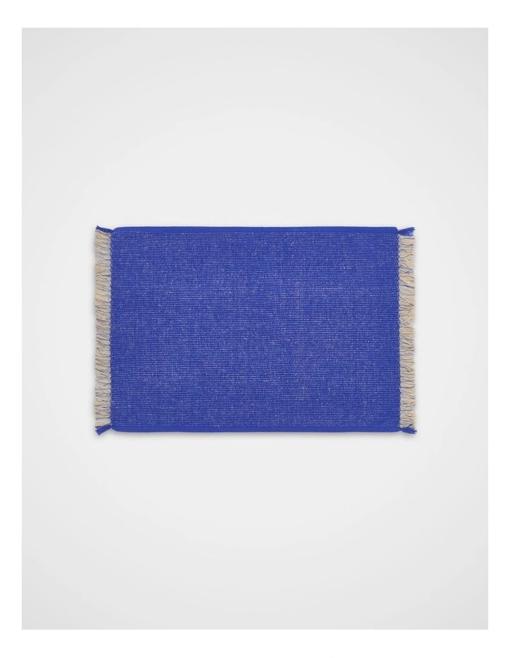 Luca Placemat Set Of 4 in Sapphire Blue image 1
