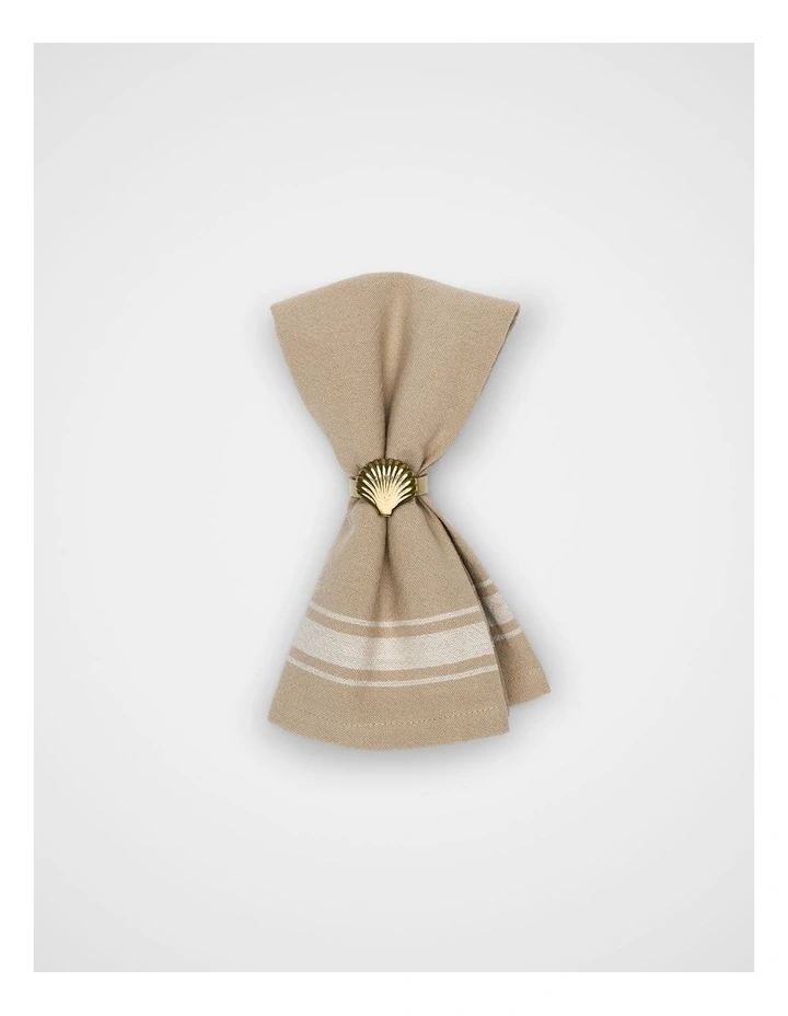 Luca Napkin Set Of 4 in Warm Sand image 2