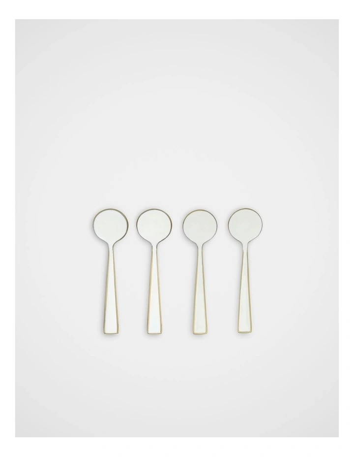 Fina Spoon Set Of 4 in Chalk image 1