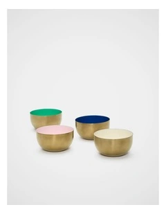 Fina Mini Bowl Set Of 4 in Multi