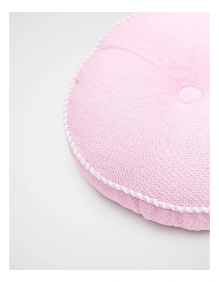 Round Cushion in Petal Pink image 2