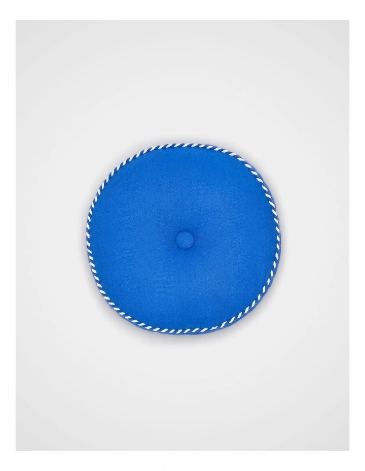 Round Cushion in Sapphire Blue image 1