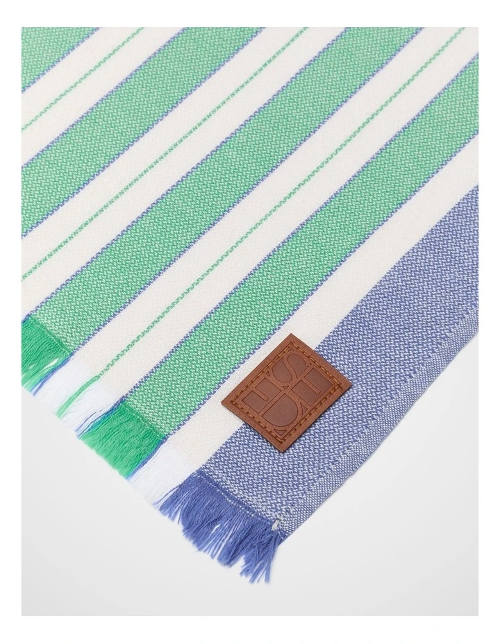 Cotton Turkish Towel in Palm Green image 2