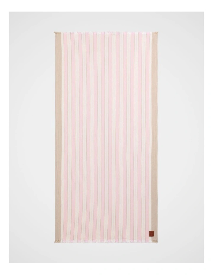Cotton Turkish Towel in Petal Pink image 1