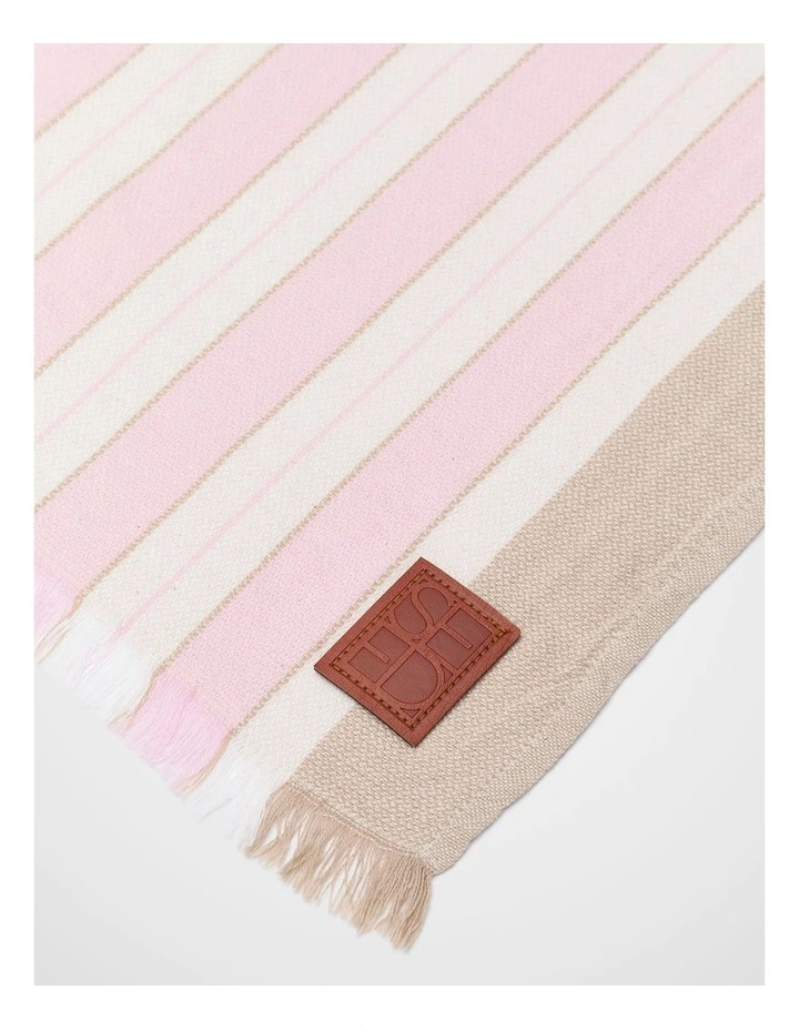 Cotton Turkish Towel in Petal Pink image 2
