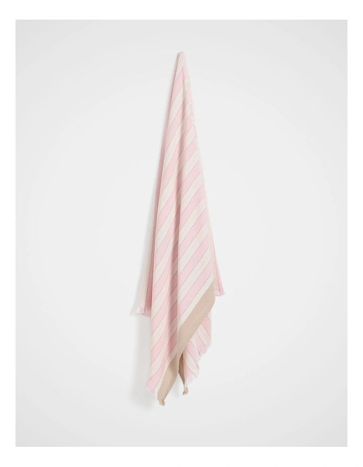 Cotton Turkish Towel in Petal Pink image 3
