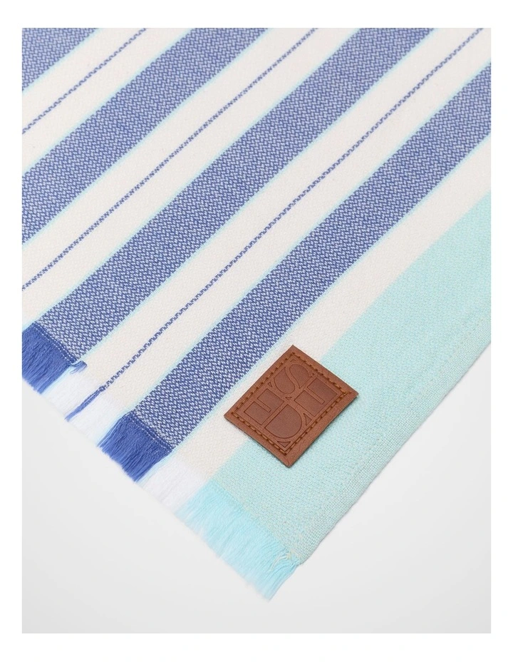 Cotton Turkish Towel in Sapphire Blue image 2