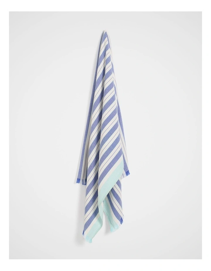 Cotton Turkish Towel in Sapphire Blue image 3