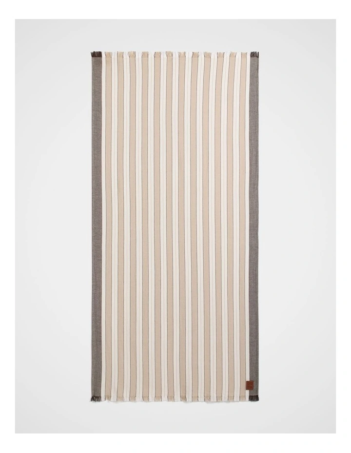 Cotton Turkish Towel in Warm Sand image 1