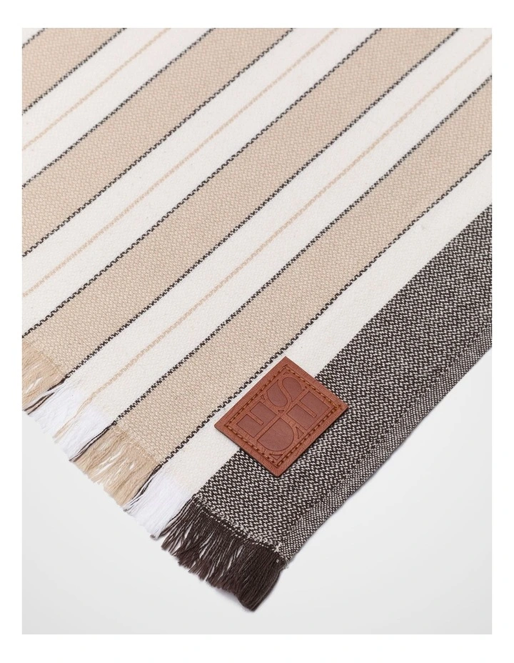 Cotton Turkish Towel in Warm Sand image 2