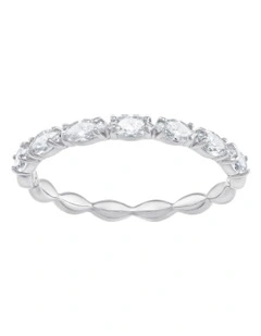 Matrix Vittore Ring Marquise Cut Rhodium Plated in White