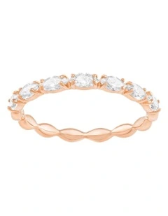 Vittore Ring Marquise Cut Rose Gold-Tone Plated in White