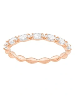 Vittore Ring Marquise Cut Rose Gold-Tone Plated in White