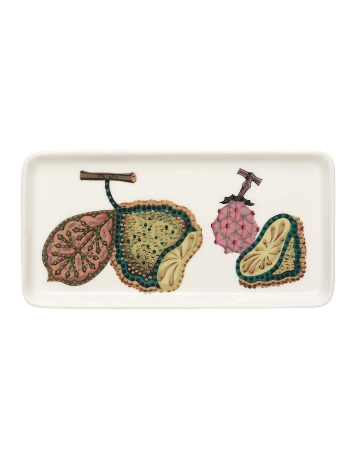 Taika Sato Plate Rectangle 12x24cm in Multi image 1