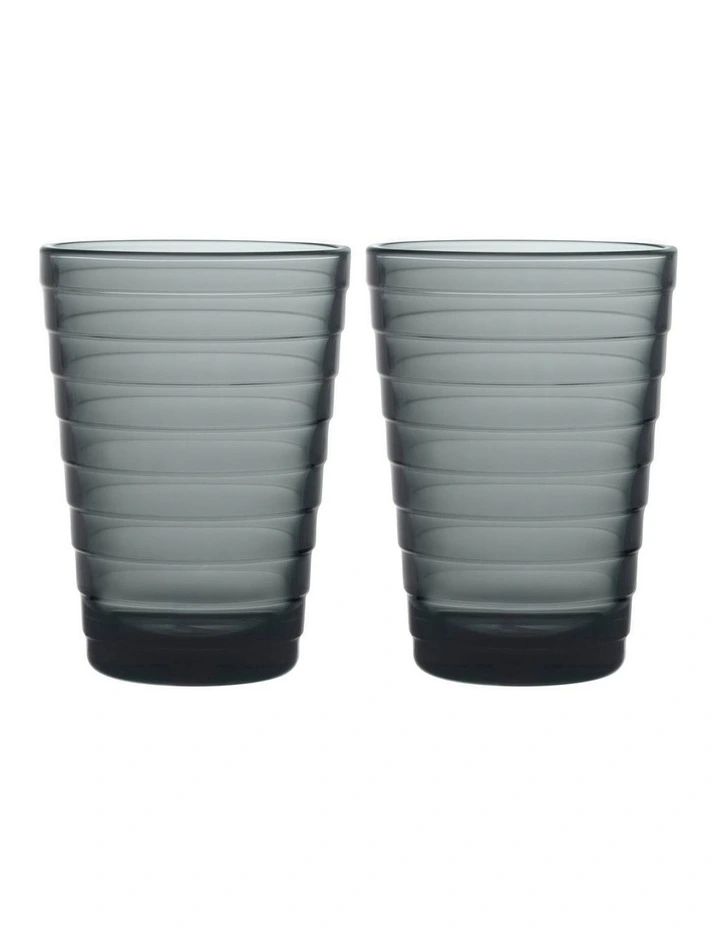Aino Aalto Set of 2 Highball Dark Grey image 1