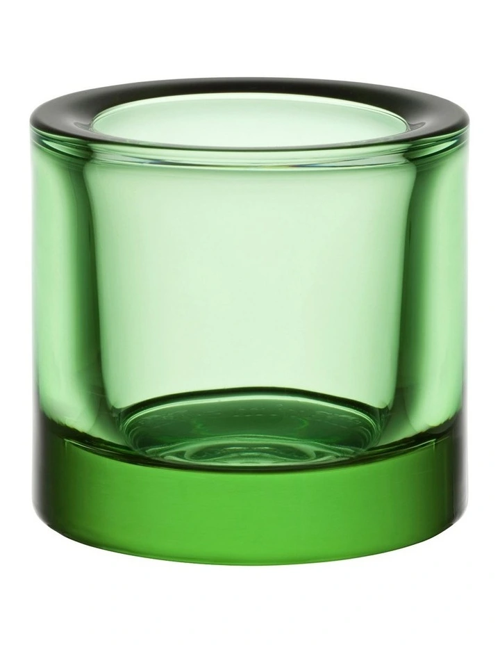 Kivi Tealight Candleholder 60mm in Green image 2