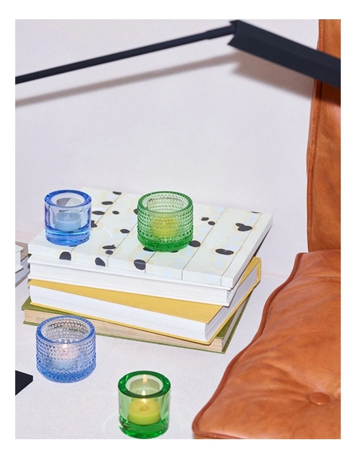 Kivi Tealight Candleholder 60mm in Green image 3