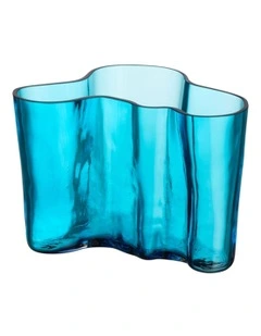Aalto Vase 14cm in Turquoise