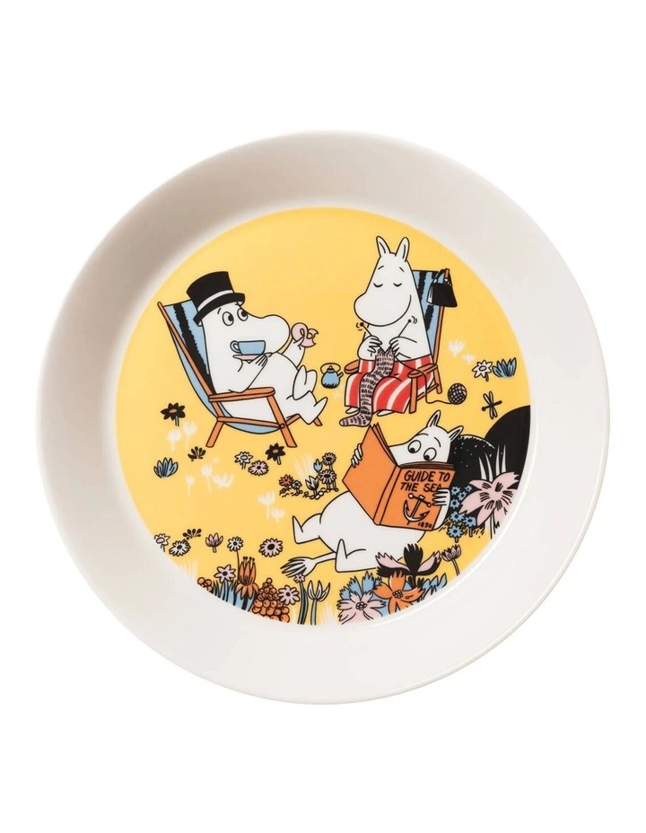 Moomin Plate 19cm in Yellow image 1