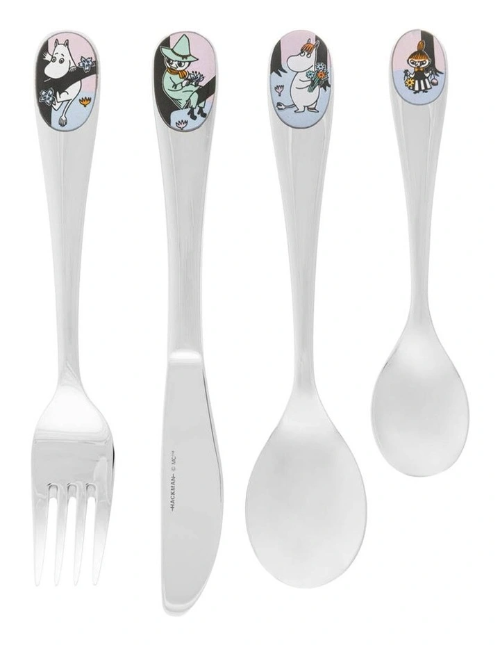 Moomin Children Spoon Set in Silver image 1
