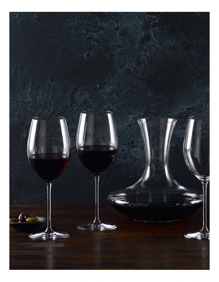 Moments Red Wine Glass Set of 4 in White image 2