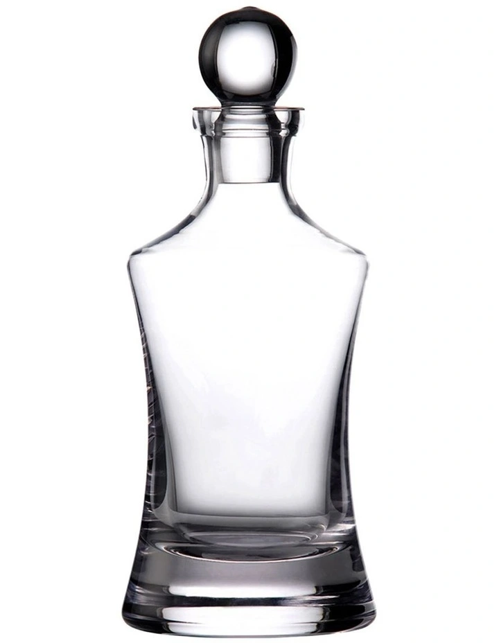 Moments Hourglass Decanter Glass in White image 1