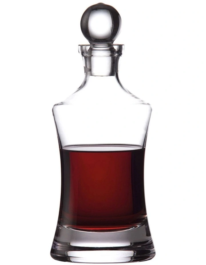 Moments Hourglass Decanter Glass in White image 2