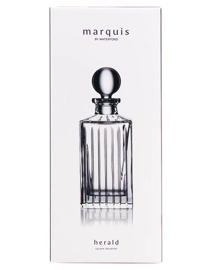 Herald Square Decanter 740ml in Clear image 3