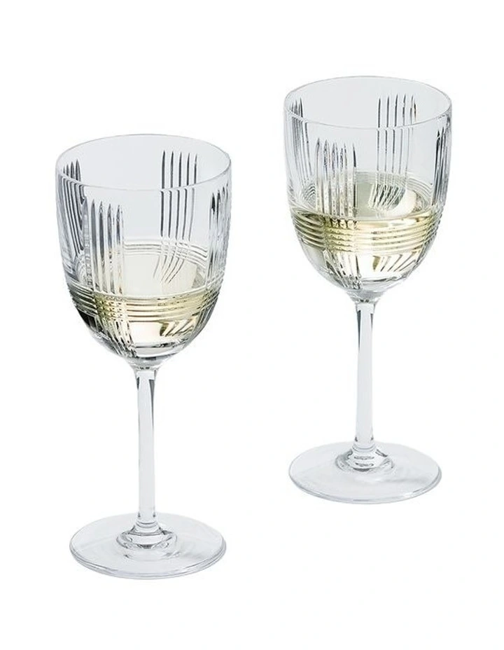 Vector Wine Glasses 235ml Set of 2 in White image 3