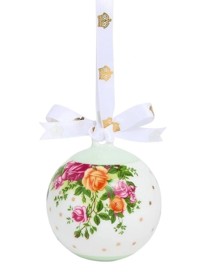 Christmas Hanging Ornament Bauble in Multi image 2