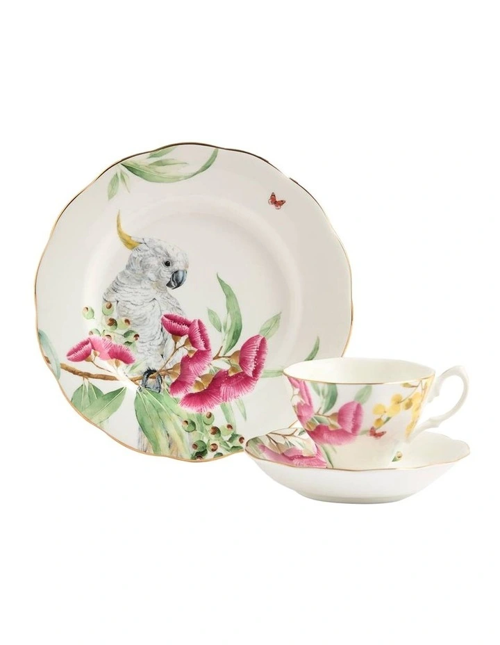 Miranda Kerr Australiana Teacup Saucer Plate 3 Piece in Multi image 1