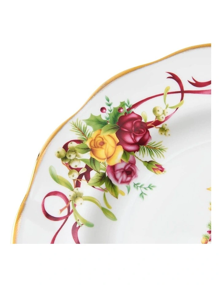 Christmas Tree Plate 27cm in Multi image 2