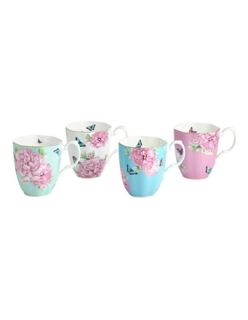 Mug 400ml Set of 4 Mixed