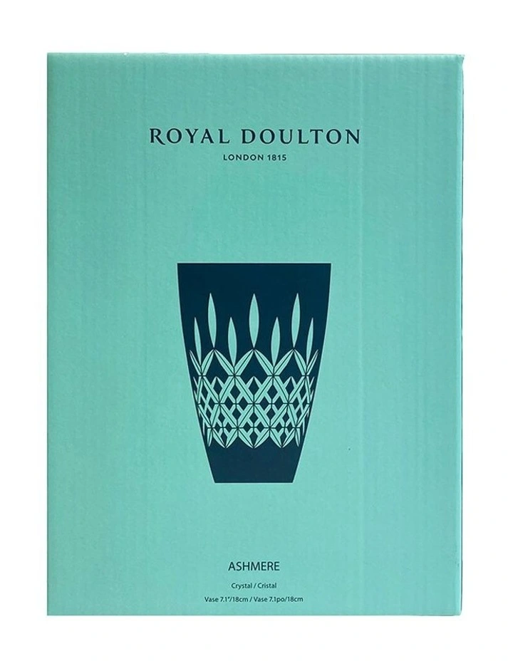 Ashmere Vase 18cm in White image 2