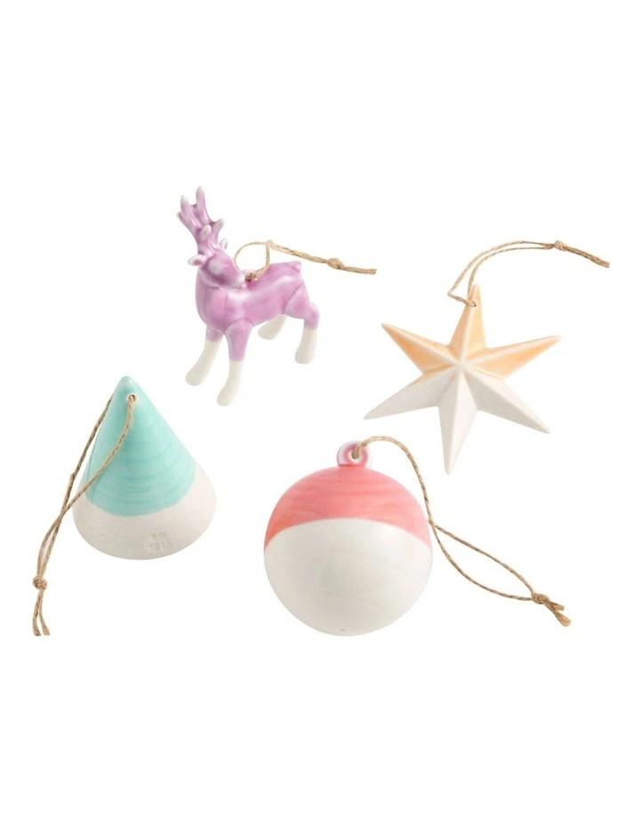 1815 Christmas Figure Ornaments in Multi image 1