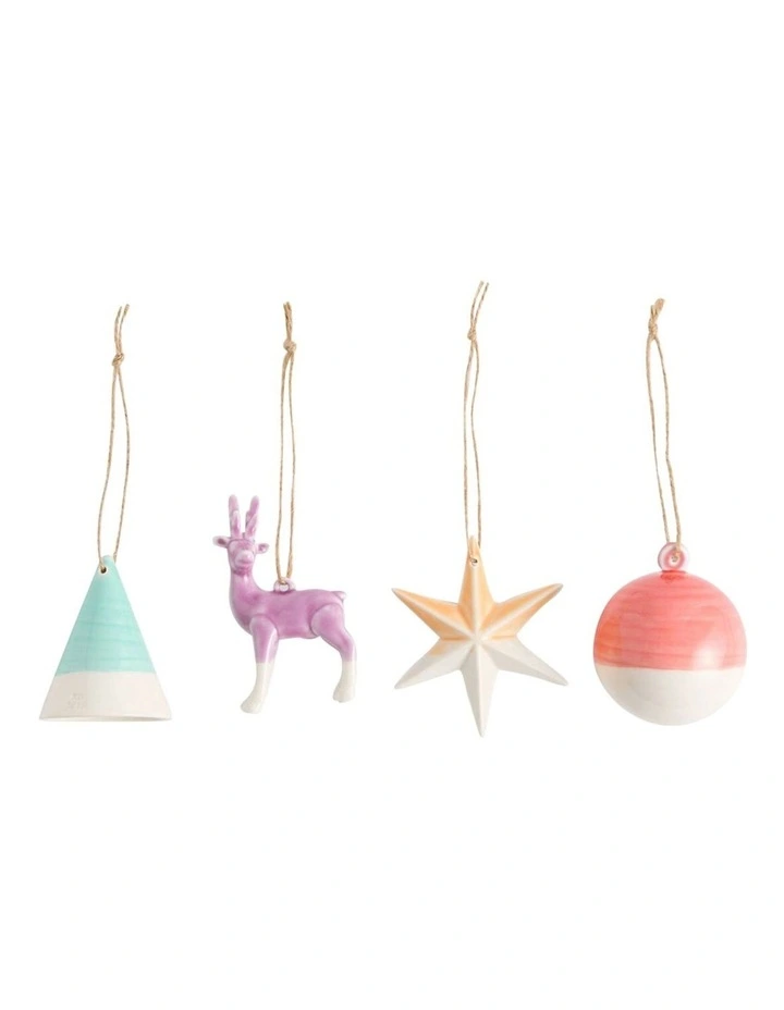 1815 Christmas Figure Ornaments in Multi image 3