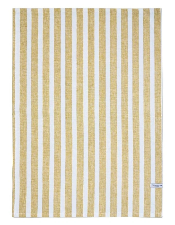 1815 Bright Tea Towels Set of 3, Mustard image 3