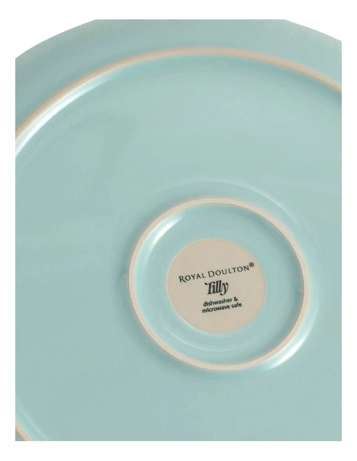 Tilly Ramsay Large Plate 27cm Set of 4 in Blue image 5