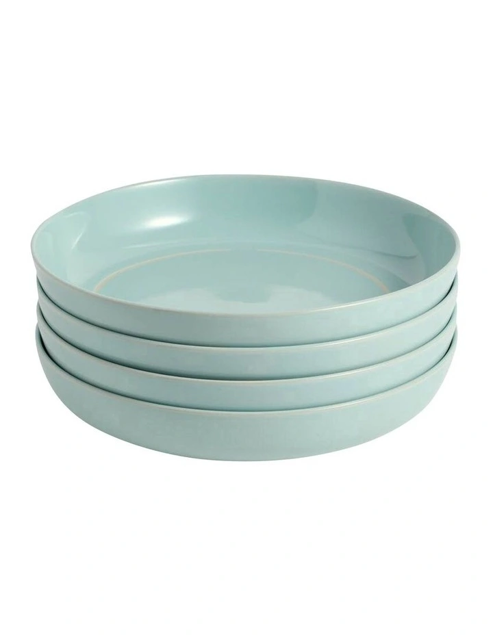 Tilly Ramsay Pasta Bowl 23cm Set of 4 in Blue image 3