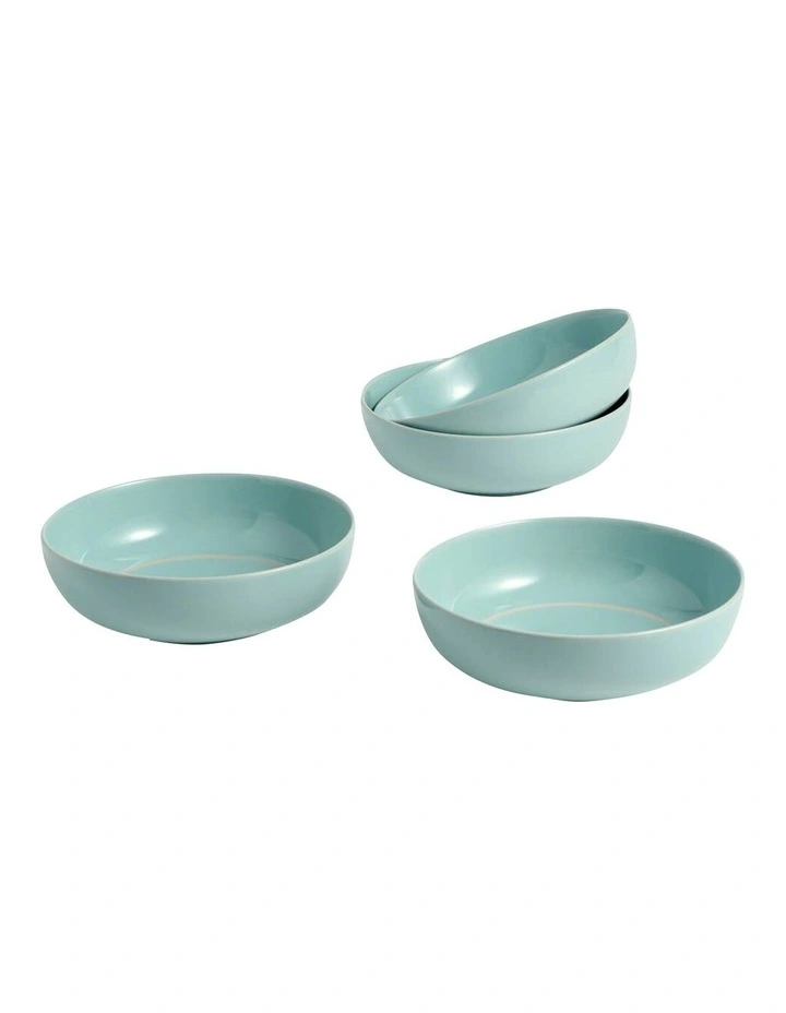 Tilly Ramsay Cereal Bowl 17cm Set of 4 in Blue image 1