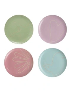 Tilly Ramsay Side Plate 23cm Set of 4 in Multi