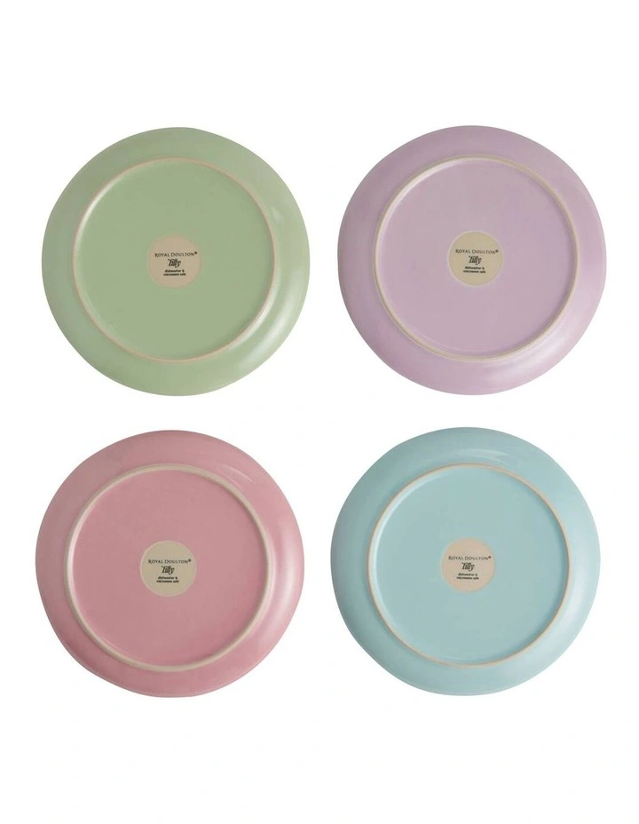 Tilly Ramsay Side Plate 23cm Set of 4 in Multi image 2