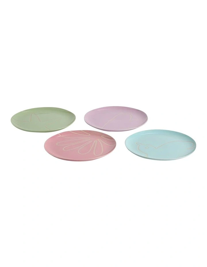 Tilly Ramsay Side Plate 23cm Set of 4 in Multi image 4