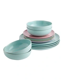 Tilly Ramsay Dinnerware Set Of 12 in Multi