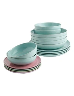 Tilly Ramsay Dinnerware Set Of 16 (Pasta Configuration) in Multi
