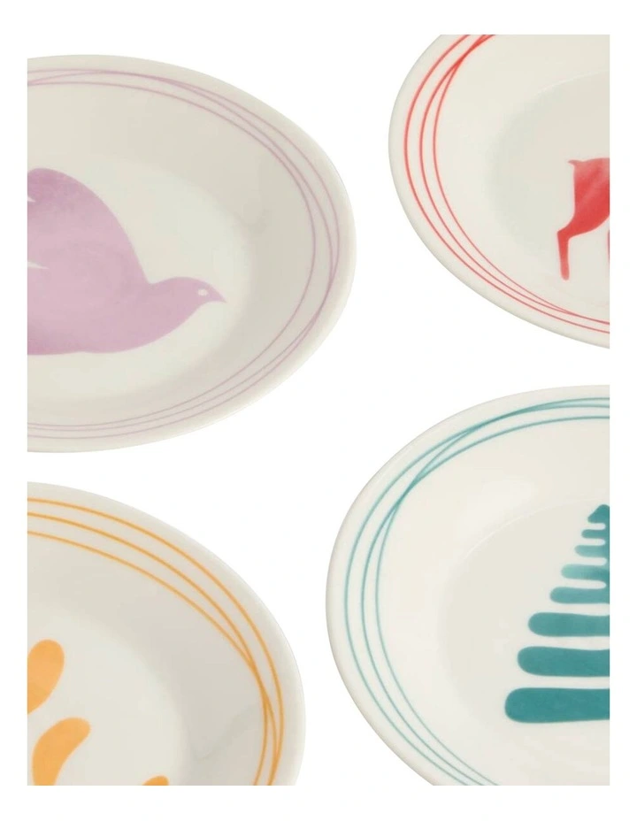 1815 Christmas Plate Set of 4 16cm in Multi image 2