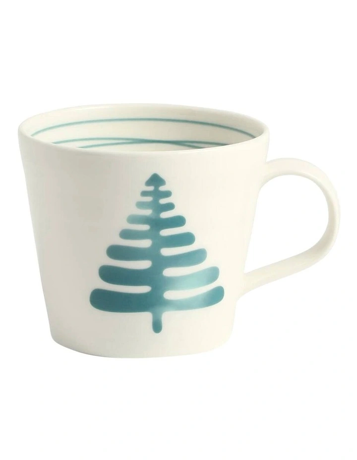 1815 Mixed Pattern Christmas Mug Set of 4 400ml in Multi image 4