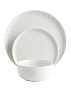 Collective Dinnerware Set 12Pieces in White